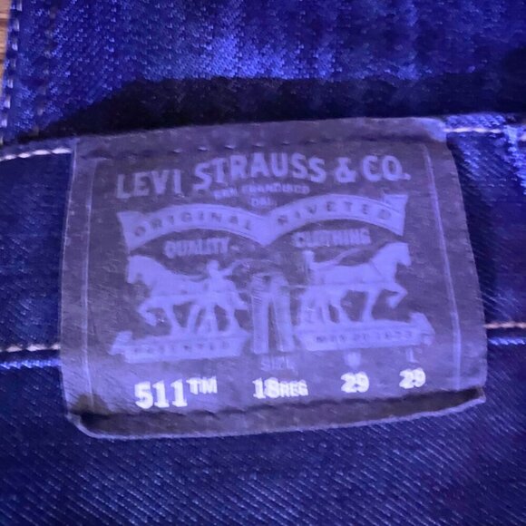 👖 Levi’s 511™ Slim Jeans – Size 18 Regular (29x29) | Classic Straight Fit 👖 - Picture 10 of 11